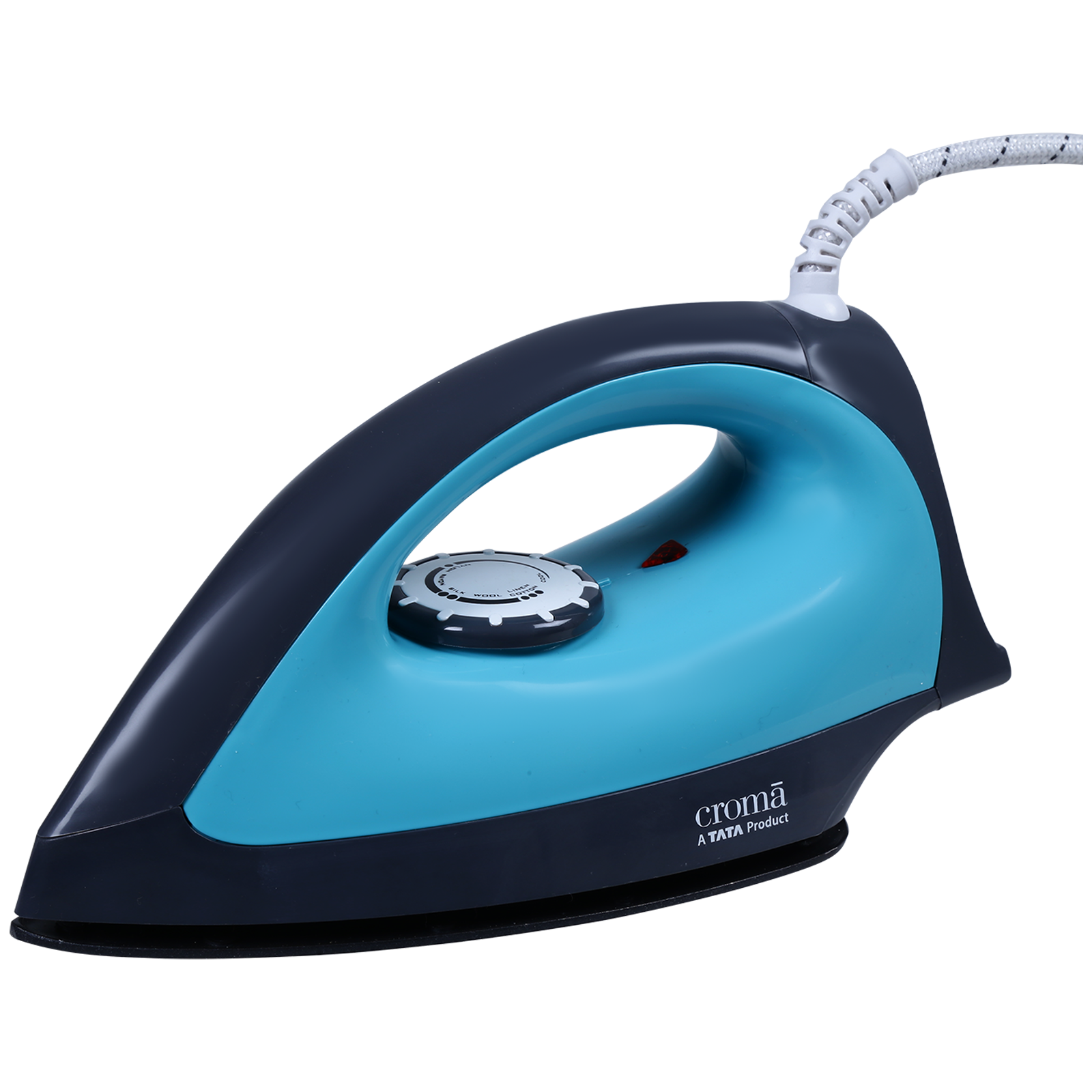 Croma Heavy Weight 1000 Watts Dry Iron (Weilburger Dual Coat Soleplate, AV4414, Turquoise)
Croma Heavy Weight 1000 Watts Dry Iron (Weilburger Dual Coat Soleplate, AV4414, Turquoise)