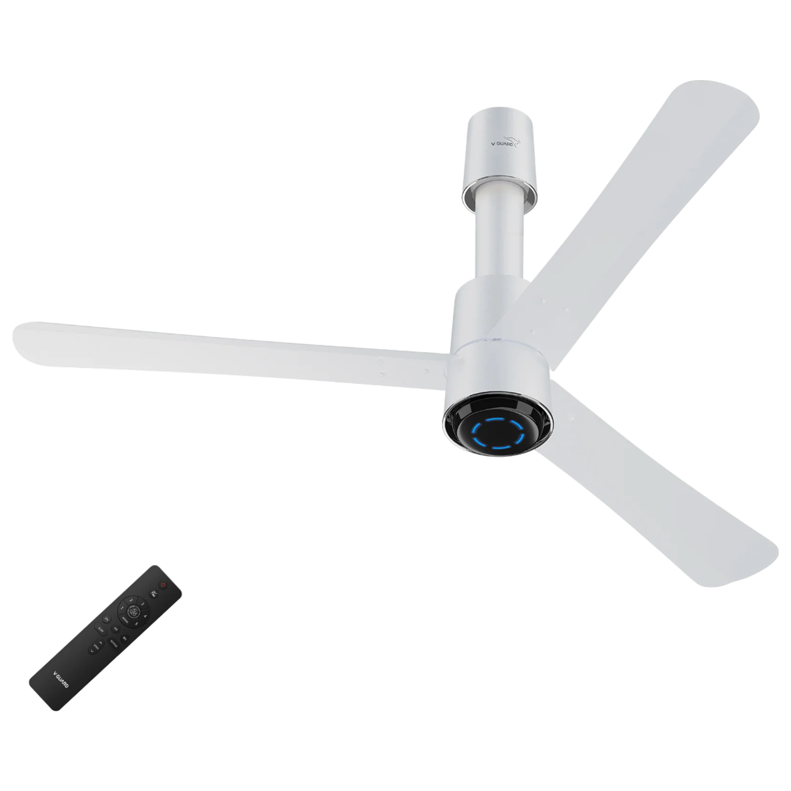 V-GUARD Insight G 5 Star 1200mm 3 Blade Copper Motor Ceiling Fan with Remote (6 Speed Setting, Blossom White Matte)
V-GUARD Insight G 5 Star 1200mm 3 Blade Copper Motor Ceiling Fan with Remote (6 Speed Setting, Blossom White Matte)