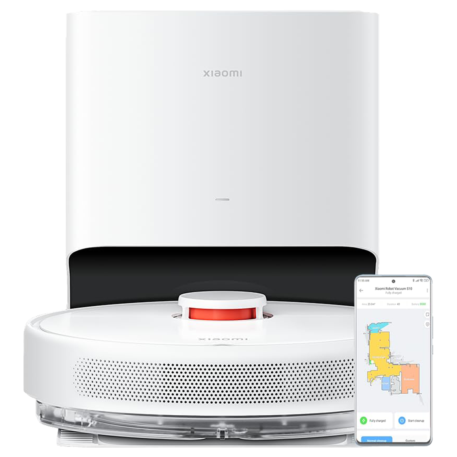 Xiaomi X10 Robotic Vacuum Cleaner & Mop with Auto Recharging Station (5200 mAh Battery, White)
Xiaomi X10 Robotic Vacuum Cleaner & Mop with Auto Recharging Station (5200 mAh Battery, White)