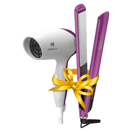 Buy Havells HC4025 Styling Kit (Includes Hair Dryer, Hair Staightener,  Purple) Online - Croma
