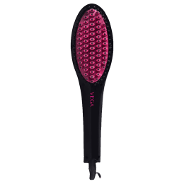 Buy Vega X Glam Corded Straightening Brush (VHSB-01, Black) Online - Croma
