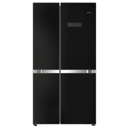 Haier 565 L Frost Free Side By Side Inverter Refrigerator Hrf 619kg Black Glass Price Specifications Features