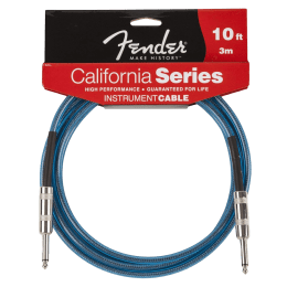 Fender California 304 cm RCA Instrument Cable (C10B, Blue) Fender California 304 cm RCA Instrument Cable (C10B, Blue)_1