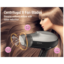 Havells Supersonic Corded Hair Dryer (HD3225, Black) Havells Supersonic Corded Hair Dryer (HD3225, Black)_3