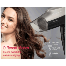 Havells Supersonic Corded Hair Dryer (HD3225, Black) Havells Supersonic Corded Hair Dryer (HD3225, Black)_6
