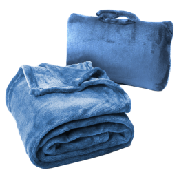 Cabeau Fold n Go Microfiber Travel Blanket (BLFG2085, Royal Blue) Cabeau Fold n Go Microfiber Travel Blanket (BLFG2085, Royal Blue)_1