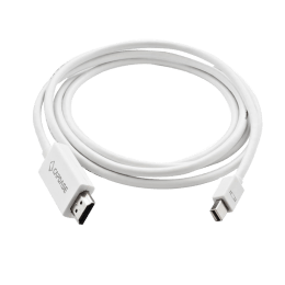 Capdase 220 cm HDMI (Type-A) to Mini Display Port Cable (AVAP00-C602, White) Capdase 220 cm HDMI (Type-A) to Mini Display Port Cable (AVAP00-C602, White)_1