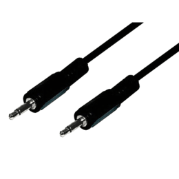 Pgold SKY 100 cm 3.5mm Stereo Audio Cable (Black) Pgold SKY 100 cm 3.5mm Stereo Audio Cable (Black)_1