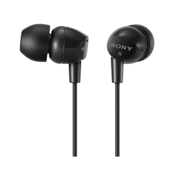 Sony In-Ear Wired Earphones (MDR-EX10LP, Black) Sony In-Ear Wired Earphones (MDR-EX10LP, Black)_1