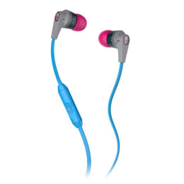 Skullcandy Ink'd In-Ear Wired Earphones with Mic (S2IKGY-383, Grey/Cyan) Skullcandy Ink'd In-Ear Wired Earphones with Mic (S2IKGY-383, Grey/Cyan)_1