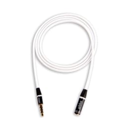 Ahha Jellystring 100 cm 3.5mm Stereo Audio Extension Aux Cable (A-AV00-0102, White) Ahha Jellystring 100 cm 3.5mm Stereo Audio Extension Aux Cable (A-AV00-0102, White)_1