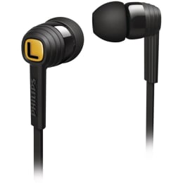 Philips In-Ear Wired Earphones with Mic (SHE7055BK/00, Black) Philips In-Ear Wired Earphones with Mic (SHE7055BK/00, Black)_1