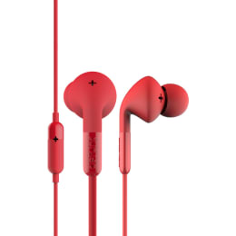 Defunc Plus Music In-Ear Wired Earphones with Mic (Red) Defunc Plus Music In-Ear Wired Earphones with Mic (Red)_1