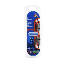 Bandridge USB 2.0 (Type-A) to USB 2.0 (Type-B) 3m USB Cable (BCL4103, Black/White) Bandridge USB 2.0 (Type-A) to USB 2.0 (Type-B) 3m USB Cable (BCL4103, Black/White)_1