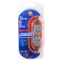 Bandridge 500 cm VGA Monitor Cable (BCL1105, Grey/Black) Bandridge 500 cm VGA Monitor Cable (BCL1105, Grey/Black)_1