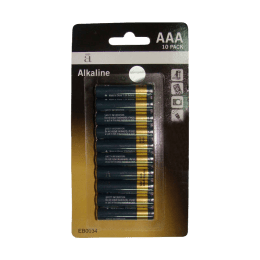 Croma AAAA Alkaline Battery (Black/Sliver) (Pack of 10) Croma AAAA Alkaline Battery (Black/Sliver) (Pack of 10)_1