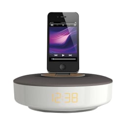 Philips Dock Speaker for iPod/iPhone (DS1150, White/Grey) Philips Dock Speaker for iPod/iPhone (DS1150, White/Grey)_1