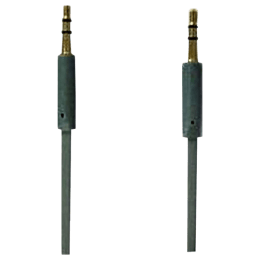 Croma 200 cm 3.5mm Flat Stereo Aux Cable (CREE0550, Grey) Croma 200 cm 3.5mm Flat Stereo Aux Cable (CREE0550, Grey)_1