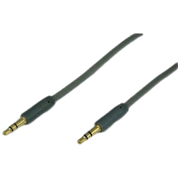 Croma 200 cm 3.5mm Flat Stereo Aux Cable (CREE0550, Grey) Croma 200 cm 3.5mm Flat Stereo Aux Cable (CREE0550, Grey)_4
