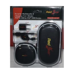 Red Gear 5 in 1 Kit for Sony PSP E 1000 and 3000 Series (Black) Red Gear 5 in 1 Kit for Sony PSP E 1000 and 3000 Series (Black)_1