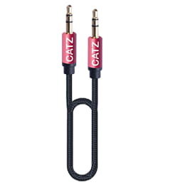 Catz 200 cm 3.5mm Stereo Aux Cable (CZ-AUX-SV-2M, Black) Catz 200 cm 3.5mm Stereo Aux Cable (CZ-AUX-SV-2M, Black)_1