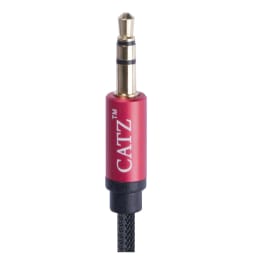 Catz Rugged 200 cm 3.5mm Stereo Aux Cable (CZ-AUX-BL-2M, Black) Catz Rugged 200 cm 3.5mm Stereo Aux Cable (CZ-AUX-BL-2M, Black)_3