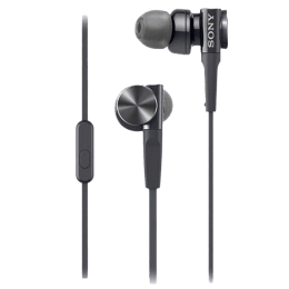 Sony In-Ear Wired Earphones with Mic (MDR-XB75AP, Black) Sony In-Ear Wired Earphones with Mic (MDR-XB75AP, Black)_2