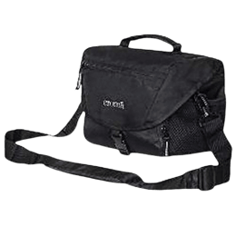 Croma Fabric DSLR Shoulder Pouch (IA2004, Black) Croma Fabric DSLR Shoulder Pouch (IA2004, Black)_4