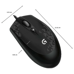 Logitech G90 2500 DPI Wired Optical Gaming Mouse (910-004358, Black/Charcoal) Logitech G90 2500 DPI Wired Optical Gaming Mouse (910-004358, Black/Charcoal)_2