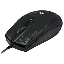 Logitech G90 2500 DPI Wired Optical Gaming Mouse (910-004358, Black/Charcoal) Logitech G90 2500 DPI Wired Optical Gaming Mouse (910-004358, Black/Charcoal)_1