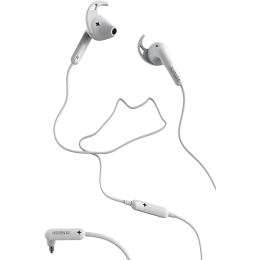 Defunc Plus Sport In-Ear Wired Earphones with Mic (White) Defunc Plus Sport In-Ear Wired Earphones with Mic (White)_1