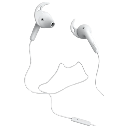 Defunc Go Sport In-Ear Wired Earphones with Mic (White) Defunc Go Sport In-Ear Wired Earphones with Mic (White)_1