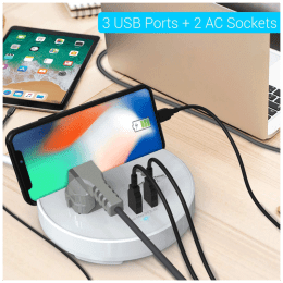 Portronics Power Bun Surge Protector (POR 739, White) Portronics Power Bun Surge Protector (POR 739, White)_6