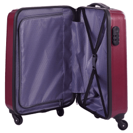 VIP Trace 35 Litres Polycarbonate Trolley Bag (Water Resistant, TRACE55MCD, Maroon) VIP Trace 35 Litres Polycarbonate Trolley Bag (Water Resistant, TRACE55MCD, Maroon)_7