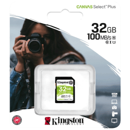 Kingston Canvas Select Plus 32GB Class 10 SDHC Memory Card (SDS2/32GBIN, Black) Kingston Canvas Select Plus 32GB Class 10 SDHC Memory Card (SDS2/32GBIN, Black)_4