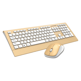 Lapcare 1200 DPI Smartoo Wireless Keyboard & Mouse Combo (L999, Gold) Lapcare 1200 DPI Smartoo Wireless Keyboard & Mouse Combo (L999, Gold)_1