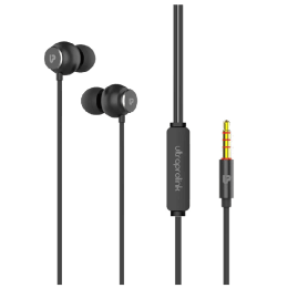 Ultraprolink Mobass Plus In-Ear Wired Earphones with Mic (UM1017, Black) Ultraprolink Mobass Plus In-Ear Wired Earphones with Mic (UM1017, Black)_1