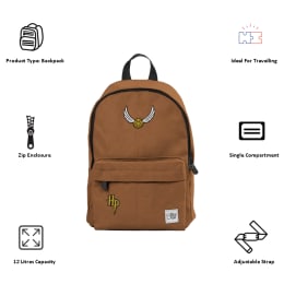 The Souled Store 12 Litres Harry Potter Snitched Bag (Tan) The Souled Store 12 Litres Harry Potter Snitched Bag (Tan)_5