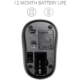 Rapoo M10 1000 DPI Bluetooth Optical Mouse (Black) Rapoo M10 1000 DPI Bluetooth Optical Mouse (Black)_4