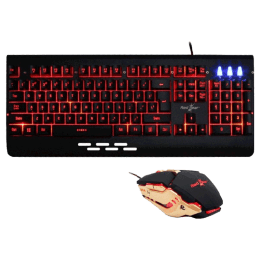 Redgear Manta Gaming Keyboard and Gaming Mouse Combo (MT21, Black) Redgear Manta Gaming Keyboard and Gaming Mouse Combo (MT21, Black)_1