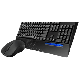 Rapoo 1000 DPI Wireless Optical Keyboard & Mouse Combo (X1960, Black) Rapoo 1000 DPI Wireless Optical Keyboard & Mouse Combo (X1960, Black)_1