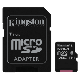Kingston UHS-1 128GB Class 10 Memory Card (SDCS/128GBIN, Black) Kingston UHS-1 128GB Class 10 Memory Card (SDCS/128GBIN, Black)_1