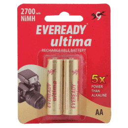 Eveready AA Rechargeable Battery (2700, Gold) (Pack of 2) Eveready AA Rechargeable Battery (2700, Gold) (Pack of 2)_1