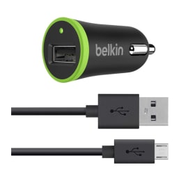 Belkin 2.1A Car Charger + Micro USB BLK (F8M668bt04-BLK, As Per Stock Availability) Belkin 2.1A Car Charger + Micro USB BLK (F8M668bt04-BLK, As Per Stock Availability)_1
