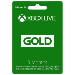 Microsoft Xbox Live - 3 Month Gold Membership Card Microsoft Xbox Live - 3 Month Gold Membership Card_1