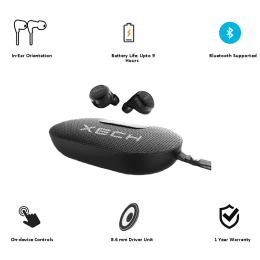 Xech In-Ear Truly Wireless Earbuds (SpeakerPods XL, Black) Xech In-Ear Truly Wireless Earbuds (SpeakerPods XL, Black)_3