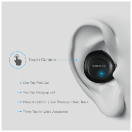 Xech In-Ear Truly Wireless Earbuds (SpeakerPods XL, Black) Xech In-Ear Truly Wireless Earbuds (SpeakerPods XL, Black)_5