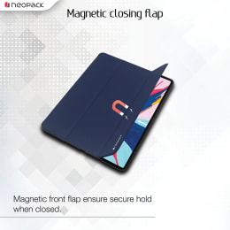 Neopack Trifold Smart Delta PU Flip Cover for Apple iPad 10.2 Inch (50BLA10, Navy Blue) Neopack Trifold Smart Delta PU Flip Cover for Apple iPad 10.2 Inch (50BLA10, Navy Blue)_6
