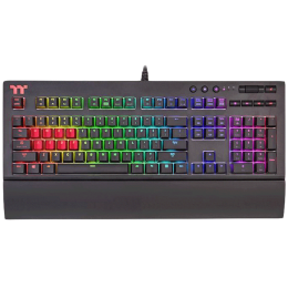 Thermaltake X1 RGB Gaming Keyboard (KB-TPX-SSBRUS-01, Silver) Thermaltake X1 RGB Gaming Keyboard (KB-TPX-SSBRUS-01, Silver)_1