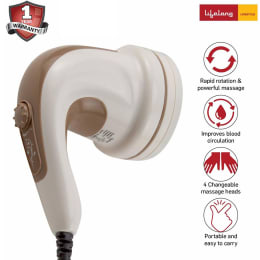 Lifelong Full Body Massager (3 Changeable Massage Heads, LLM27, Brown) Lifelong Full Body Massager (3 Changeable Massage Heads, LLM27, Brown)_6
